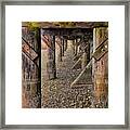 Under The Boardwalk Framed Print