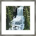 Undine Falls - Yellowstone National Park Framed Print