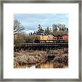 Union Pacific Locomotive With Canadian Pacific Framed Print