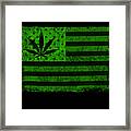 United States Of Cannabis Framed Print