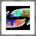 Uniting Together Abstract Framed Print
