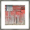 Unwanted Red Barn Framed Print
