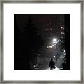 Up The Alley Framed Print