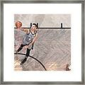 Utah Jazz V Brooklyn Nets Framed Print