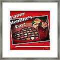 Valentine's Day Chocolates Framed Print