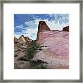 Valley Of Fire Cutout Series Framed Print