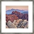 Valley Of Fire Framed Print