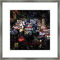 Valley Of Villages Framed Print