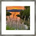 Van Wyk Creek Sunrise Framed Print