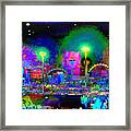 Vegas Glow Framed Print