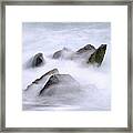 Velvet Surf Framed Print