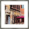 Venetian Cafe Framed Print