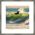 Ventura Point Surfers 3 1.25.22 Framed Print