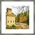 Vermont Autumn At The Kingsley Grist Mill Framed Print