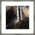 Vernal Falls Yosemite Upright Framed Print