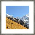 Vertical Limit Nepal Restaurant Decoration Framed Print