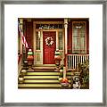 Victorian House - Halloween Is A Real Treat Framed Print