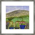 View From A Porch Framed Print