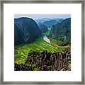 View From Hang Mua Peak Framed Print