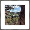 View From The Arroyo Del Pantano River Trail Framed Print
