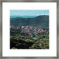 View From The Castle Of Monsanto Framed Print