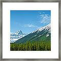 View From The Icefield Parkway Framed Print