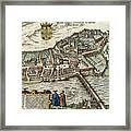 View Of Coimbra, 1598 Framed Print