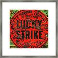Vintage Lucky Strike Tin Framed Print
