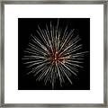 Virginia City Fireworks 29 Framed Print