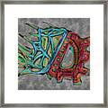 Clash Of The Virus Titans Framed Print