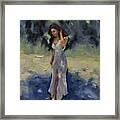 Visions Of Sapphires Framed Print