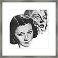 Vivien Leigh By Volpe Framed Print