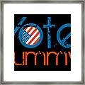Vote Dummy Election 2020 Framed Print