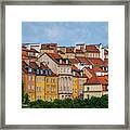 Warsaw Old Town Tenement Houses Framed Print