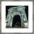 Washington Square Arch The North Face Framed Print