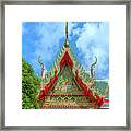 Wat Liab Ratbamrung Wihan Luang Pho Ko Side Gable Dthb2364 Framed Print