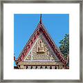 Wat Si Ubon Rattanaram Temple Gate Dthu1188 Framed Print