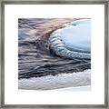 Water And Ice Framed Print