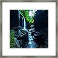Water And Rock Framed Print