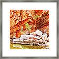 Water Hole - Ormiston Gorge, Northern Territory Framed Print