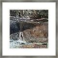 Water On Stone Framed Print
