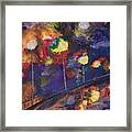 Watercolor Bridge Framed Print