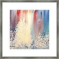 Abstract Water Fall Framed Print