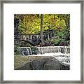 Waterfall At Olmsted Falls - 1 Framed Print