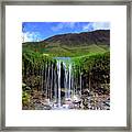 Waterfall In Miniature, Lake District Framed Print