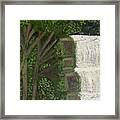 Waterfall In The Woods Framed Print
