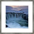 North Of Eden - Godafoss Waterfall, Iceland Framed Print