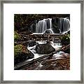 Waterfall On Poignant Creek Framed Print