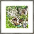 Waterfalls Galore Framed Print