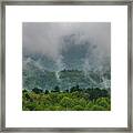 Waterfalls Of Fog #2632 Framed Print